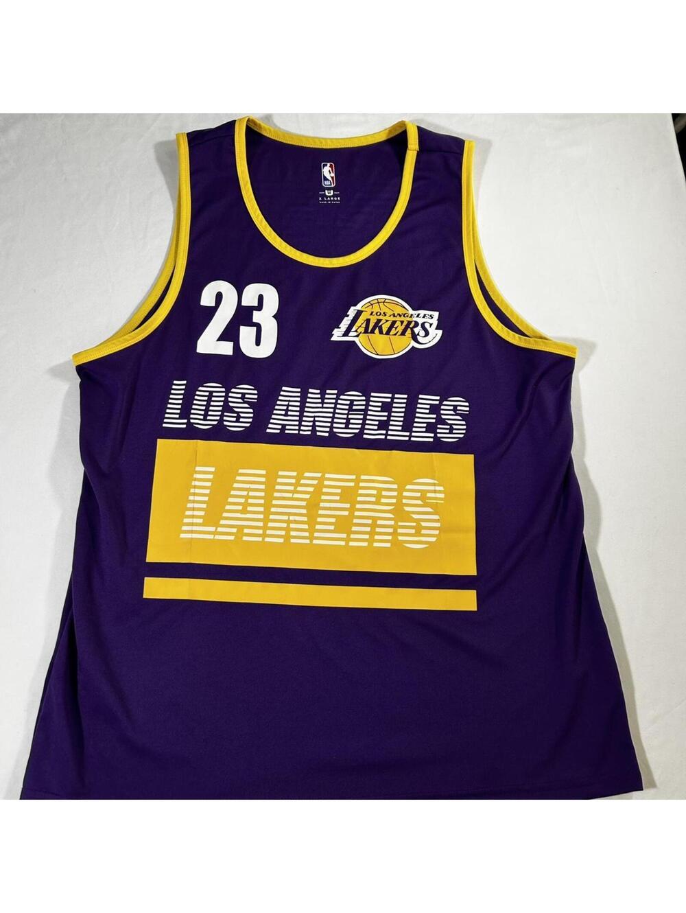 LEBRON JAMES Los Angeles LAKERS Basketball Jersey Style Size XL Shirt NBA